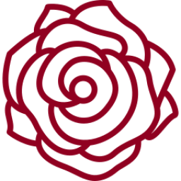 Red rose icon